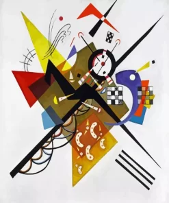 On White II By Wassily Kandinsky Diamond Painting