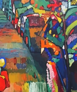 Painting With Houses By Wassily Kandinsky Diamond Painting