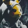 Pikachu Smoking Diamond Painting