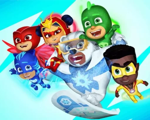 Pj Masks Animation Diamond Painting