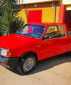 Red Mazda B2200 Diamond Painting