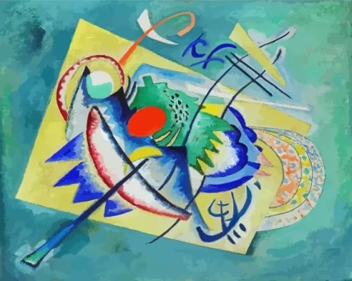 Red Oval By Wassily Kandinsky Diamond Painting