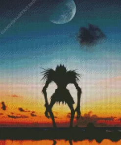 Ryuk Silhouette Diamond Painting