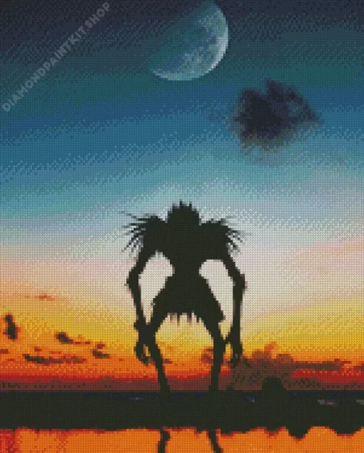 Ryuk Silhouette Diamond Painting