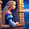 Sad Rapunzel Princess Diamond Painting