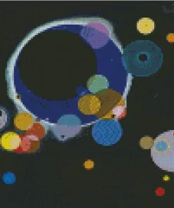 Several Circles By Wassily Kandinsky Diamond Painting