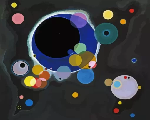 Several Circles By Wassily Kandinsky Diamond Painting