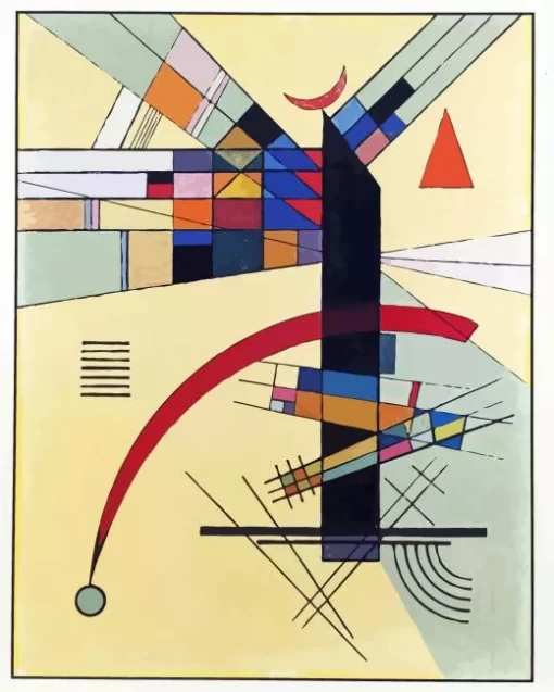 Small Yellow By Wassily Kandinsky Diamond Painting