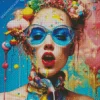 Sugar Candy Girl Art Diamond Painting