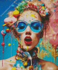 Sugar Candy Girl Art Diamond Painting