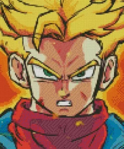 Super Saiyan Trunks Diamond Painting