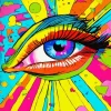 Trippy Eye Pop Art Diamond Painting