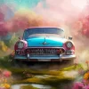 Vintage Funky Car Diamond Painting