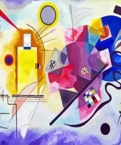 Wassily Kandinsky Yellow Red Blue Diamond Painting