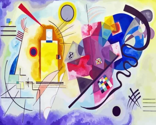 Wassily Kandinsky Yellow Red Blue Diamond Painting