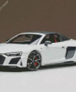 White Audi I8 Diamond Painting