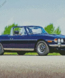 71 Blue Triumph Stag Diamond Painting