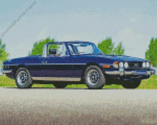 71 Blue Triumph Stag Diamond Painting