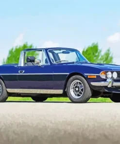 71 Blue Triumph Stag Diamond Painting