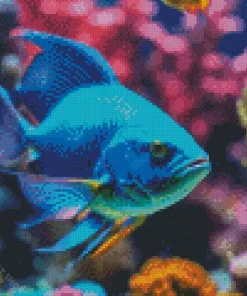 Blue Fish Diamond Painting