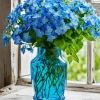 Blue Glass Vase Diamond Painting