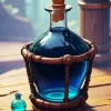 Blue Potion Bottle Diamond Painting