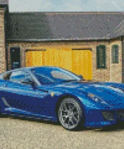 Dark Blue Ferrari Diamond Painting