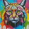 Graffiti Bobcat Diamond Painting