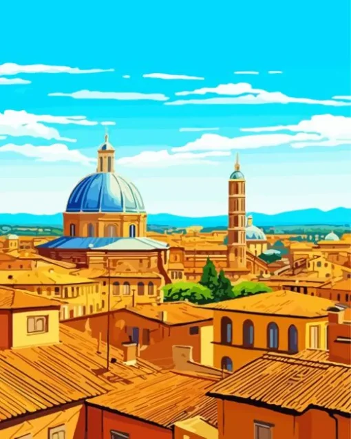 Italian City Bologna Diamond Painting