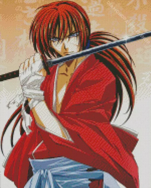 Kenshin Himura Diamond Painting