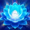 Magical Blue Lotus Diamond Painting