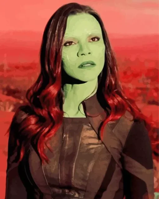 Marvel Gamora Diamond Painting