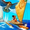 Moana Boat Diamond Painting