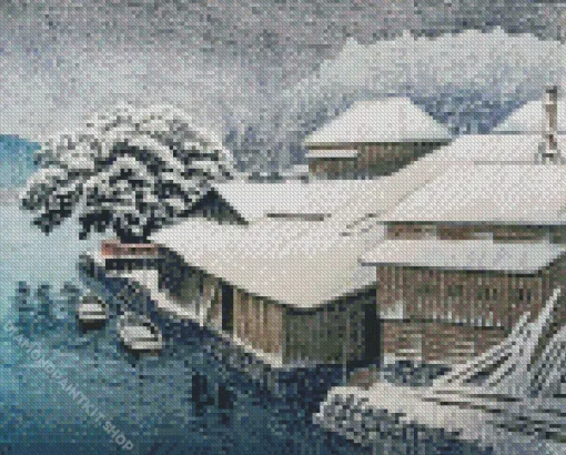 Nakaze Island Kyukitakami River Diamond Painting