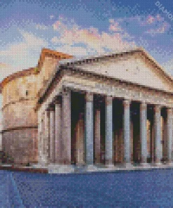 Pantheon Rome Diamond Painting