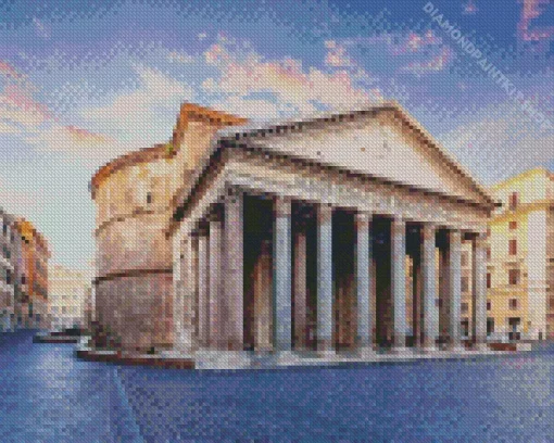 Pantheon Rome Diamond Painting