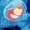 Ponyo In Jellyfish Diamond Painting