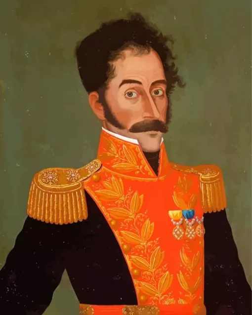 Simon Bolivar Diamond Painting