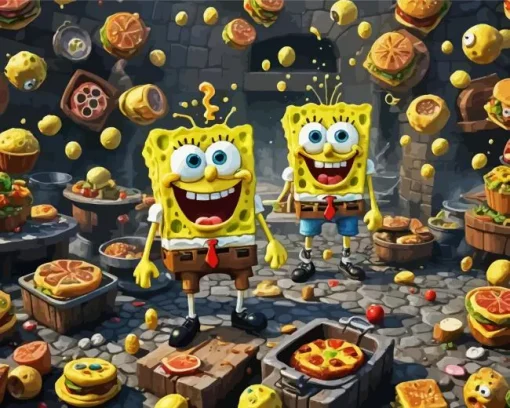 SpongeBob Art Diamond Painting