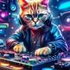 Aesthetic Dj Cat Diamond Painting