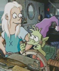 Aesthetic Elfo And Bean Diamond Painting