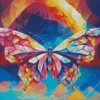 Aesthetic Geometric Butterfly Diamond Painting