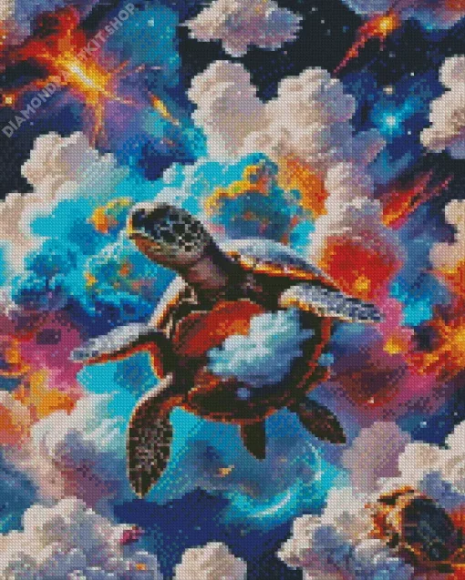 Aesthetic Turtle Art Diamond Painting