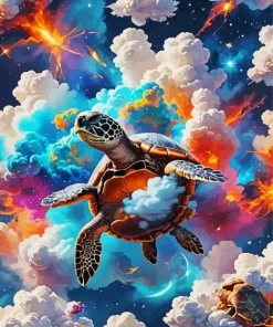 Aesthetic Turtle Art Diamond Painting