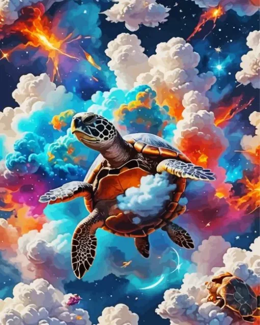 Aesthetic Turtle Art Diamond Painting