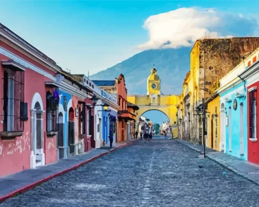 Antigua Guatemala Diamond Painting