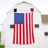 Barn With American Flag Diamond Painting