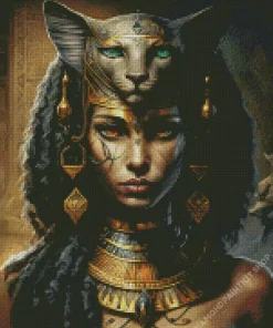 Bastet Goddess Diamond Painting