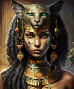 Bastet Goddess Diamond Painting