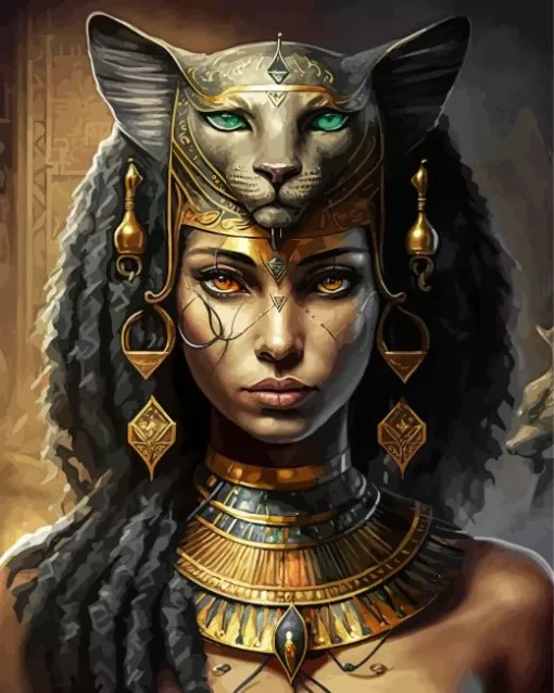 Bastet Goddess Diamond Painting